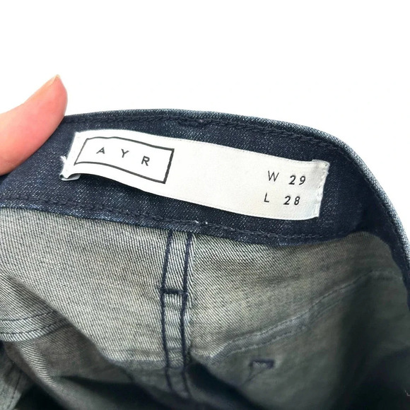 AYR Skinny Dark Wash Whiskered Jeans Denim‎ Size 29 - Picture 7 of 10